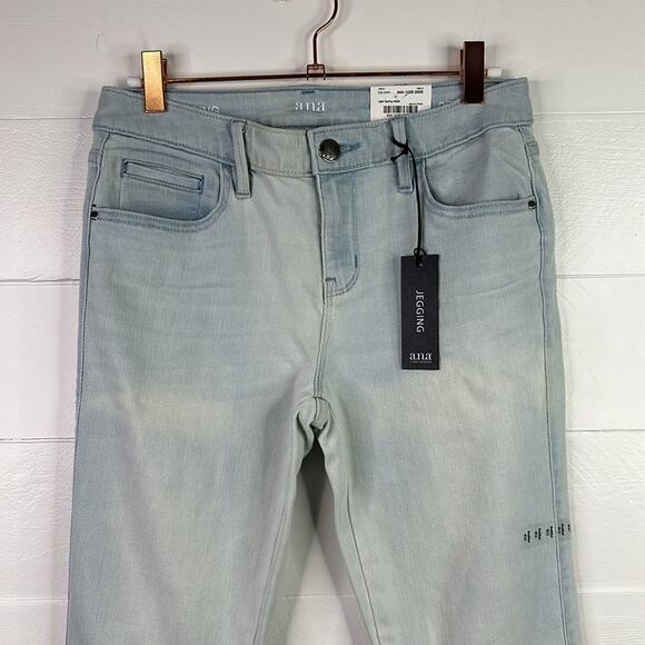 ANA Light Spring Wash Stretchy Mid Rise‎ Super Skinny Jegging Pants Size 27/4 - Picture 5 of 12